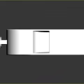 Shiny Silver Metallic Whistle Essential Household Item For Daily Life Use