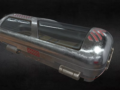 Sci-Fi Capsule Alien Supplies 3d model