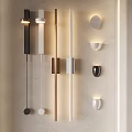 Modern Stylish Wall Lamps with Various Shapes and Colors for Contemporary Interior Decoration