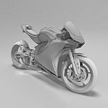 Yellow And Black Futuristic Motorcycle With Sleek Modern Design And Teal Windshield