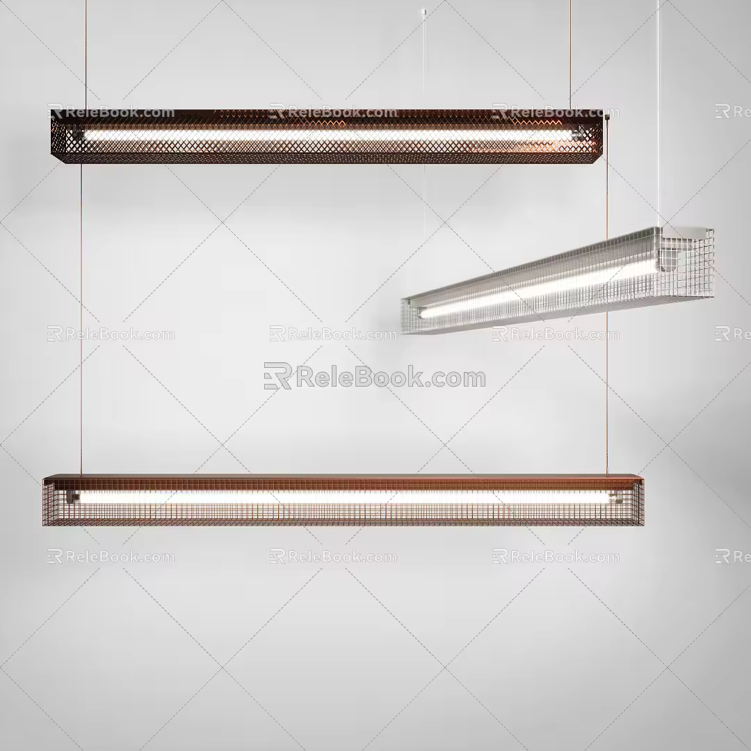 Modern chandelier 3d model