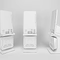 Public Self Service Kiosks With Touchscreen Display And Interactive Payment Functions