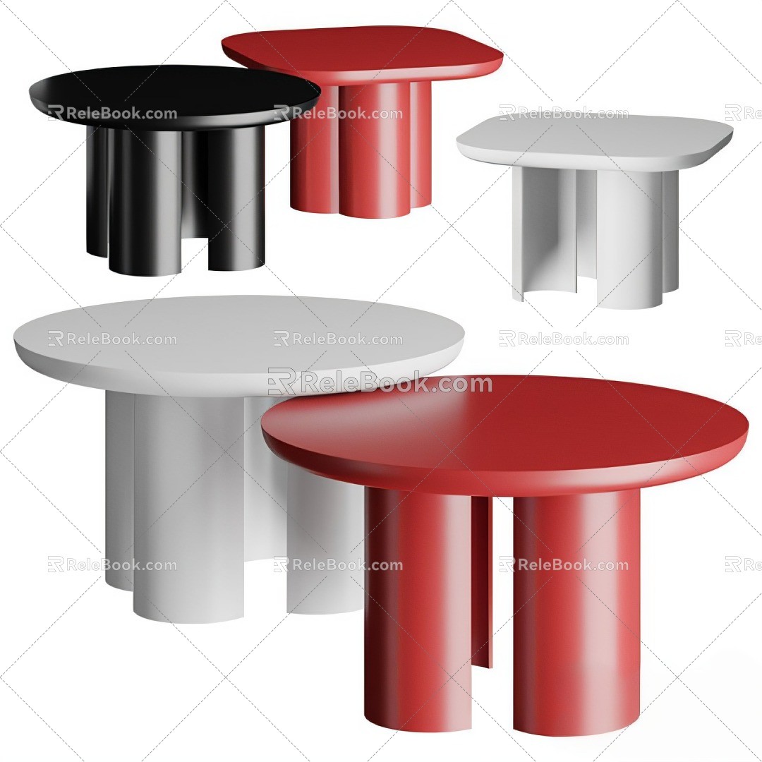 After the coffee table tea table minimalist coffee table 3d model