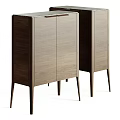 Modern Minimalist Wooden Chest of Drawers With Drawers Cabinets And Slim Legs Design