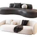 Modern Multiplayer Sofa Multiplayer Sofa Combination 3d model