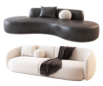 Modern Multiplayer Sofa Multiplayer Sofa Combination 3d model