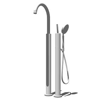 Modern faucet 3d model