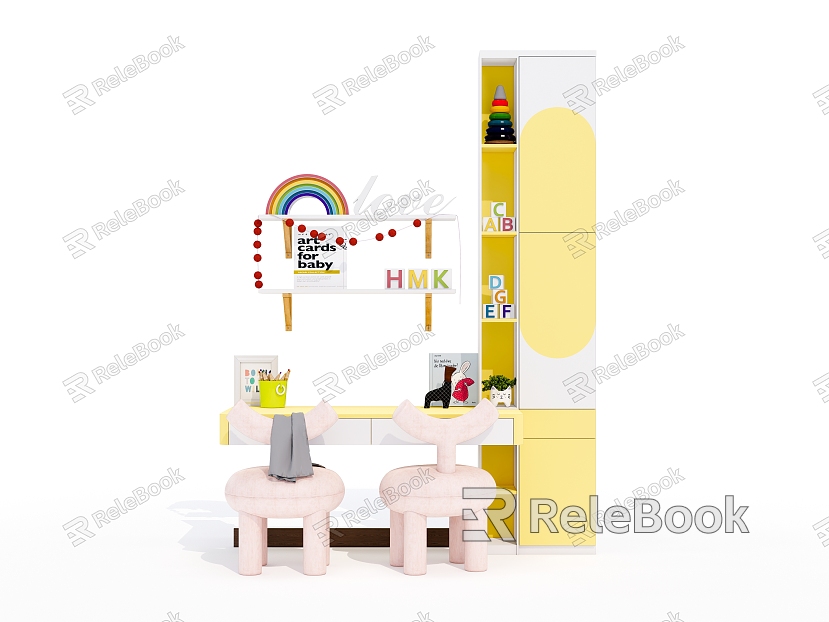 Modern Children's Tables and Chairs Simple Children's Tables and Chairs model