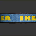 Practical Elastic Household Strap With Blue Yellow Design And Black Inner Material