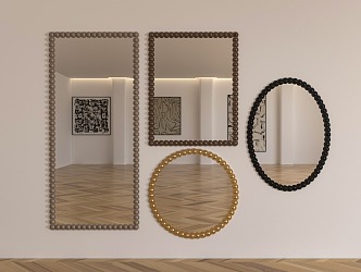 French Mirror Combination 3d model