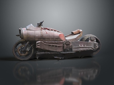 Modern Motorcycle Jet Motorcycle Science Fiction Motorcycle Concept Motorcycle Flying Car 3d model