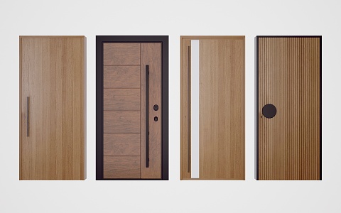 Door Wooden Door 3d model