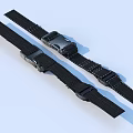 Durable Nylon Luggage Straps With Adjustable Metal Buckle For Secure Travel Packing