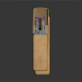 Golden Vintage Lighters With Open And Closed Design In Metal Material