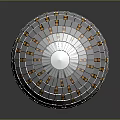Decorative Mirror Disco Ball Lighting Fixture With Shiny Reflective Surface For Interior Party Decor