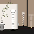 Modern floor lamp 3d model