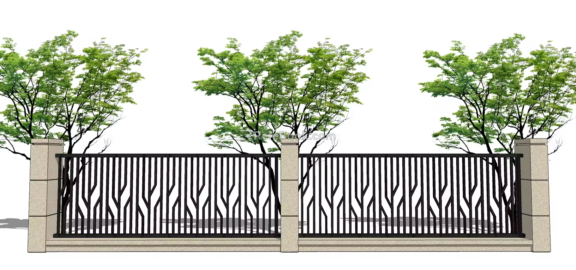 Modern Wall 3d model