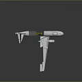 3D Model Cargo Airplane Featuring Open Hold White Fuselage Detailed Wings And Tail
