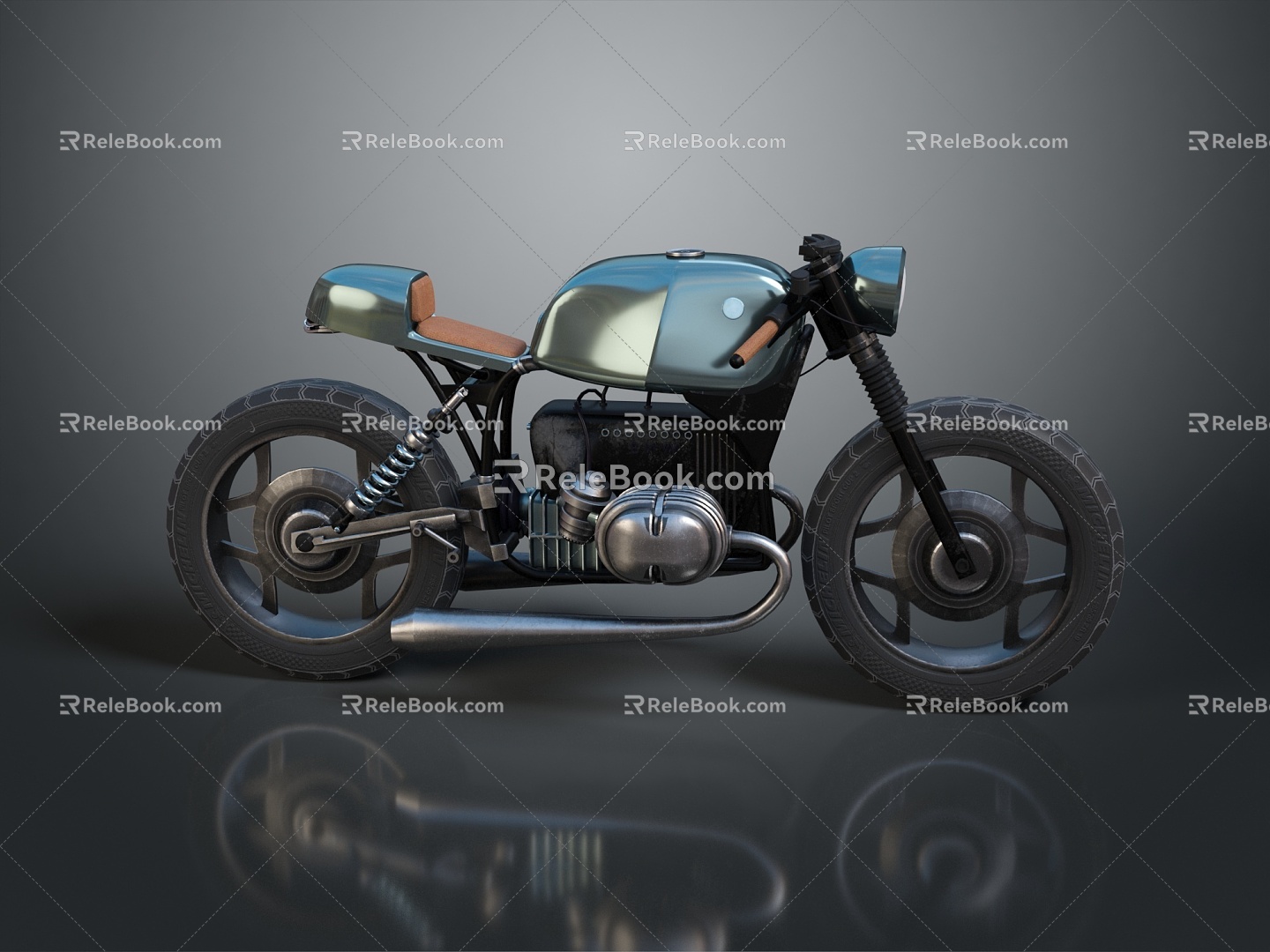 Motorcycle Two-wheeled Motorcycle Cross-country Motorcycle Road Race Motorcycle Motor Vehicle Transport 3d model