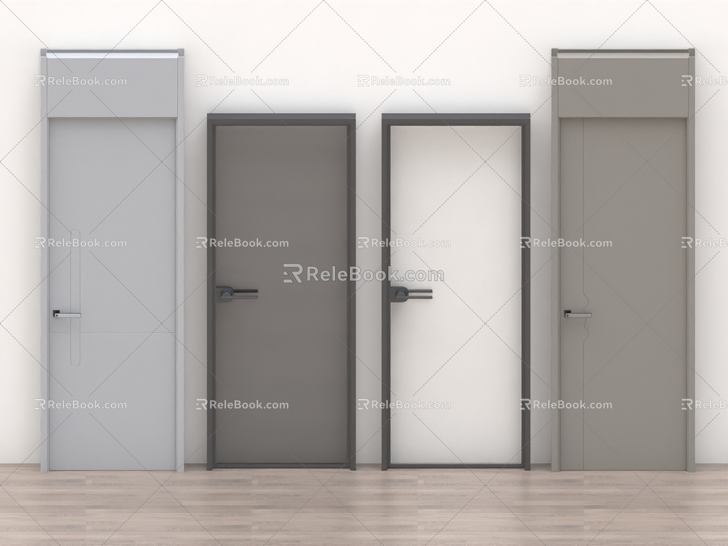 Door glass door bedroom door conference room door sliding door paint door security door office door 3d model