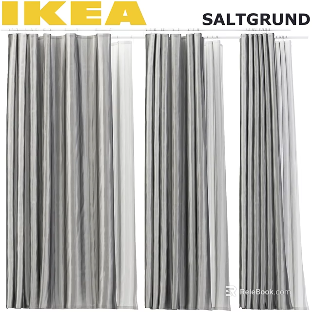 Soft Gray Striped Cleaning Cloths For Daily Washing And Household Use 3d model 