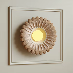 Silent wall lamp 3d model