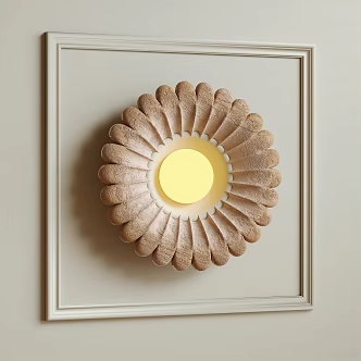Silent wall lamp 3d model