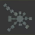 Cave Dungeon Underground Cave Game Environment Game Scene Fairy Tale Scene Fairy Tale 3d model