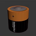 Duracell Ultimate Battery With Orange And Black Casing For Electronic Devices