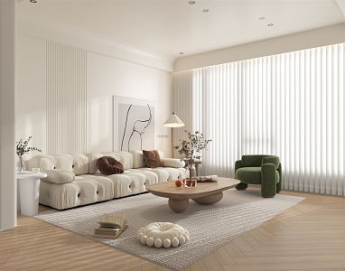 The Silent Living Room 3d model