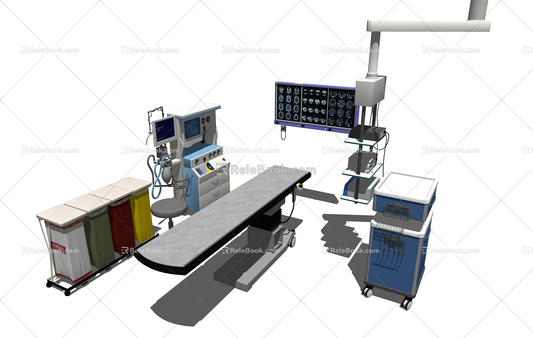 Modern Medical Equipment 3d model