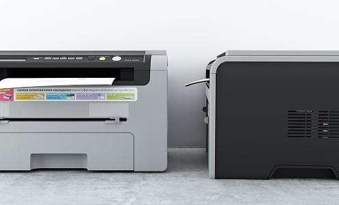 Modern Printers 3d model