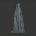 Elegant Light Blue Long Sleeve Round Neck Pleated Maxi Dress Design