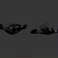 A Pair Of Dark Tactical Military Gloves With Full Finger Protective Design
