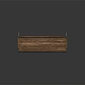 Classic Wooden Bench Furniture With Slatted Seat Ornate Metal Legs And Armrests