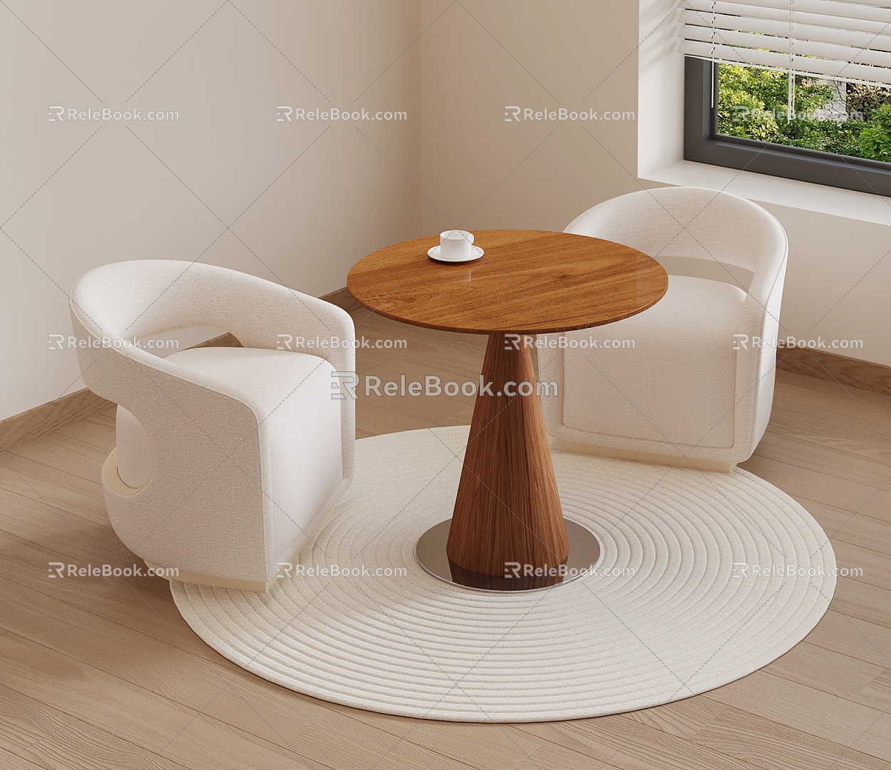 Table 23 Modern Leisure Table Negotiation Table 3d model