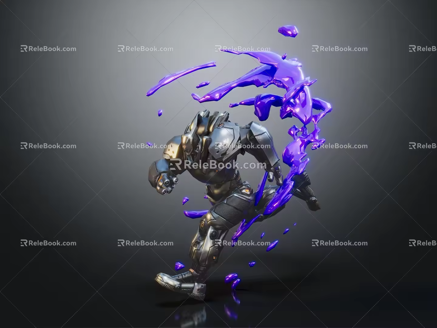 Modern Robot Sci-Fi Warrior Future Warrior Sci-Fi Soldier 3d model