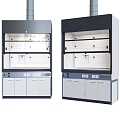 Modern ventilation cabinet German pass cabinet 3d model