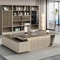 Modern Office President's Office General Manager's Office Taipan Table Boss Table Class Table 3d model