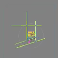 Modern Office Building Complex With Glass Curtain Walls Green Trees Lawn And Vehicles
