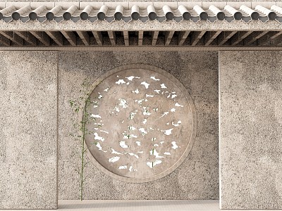 New Chinese Style Flower Window Tadang Flower Window Stone Flower Window model