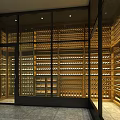 Modern Wine Cellar Stainless Steel Red Wine Cellar Cold Storage Room Constant Temperature Room Constant Temperature Cabinet Display Cabinet Cold Storage Cabinet Red Wine Cellar 3d model