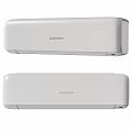 Two White Mitsubishi Heavy Industries Wall Mounted Air Conditioners For Daily Use