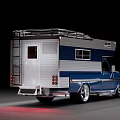 Modern RV station wagon 3d model