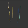 Primitive Handmade Wooden Weapons With Sharp Tips And Traditional Design