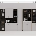 Modern File Cabinet Office File Cabinet 3d model