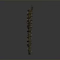 Handmade Rustic Wicker Fence With Natural Wooden Sticks And Woven Design