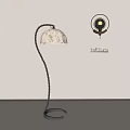 Stylish Floor Lamp And Wall Sconce Lighting Combination For Modern Interior