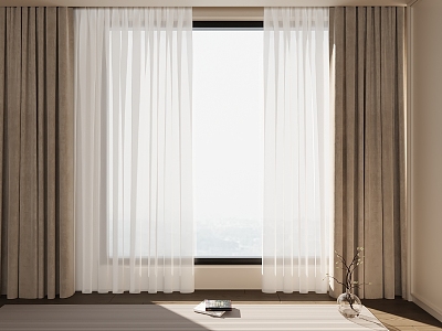 Modern Curtain Universal Curtain 3d model