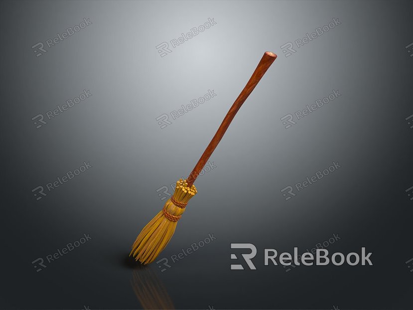 Broom, broom, broom, mop bucket, sweeping utensils, sweeping supplies, cleaning utensils, hygiene model